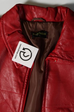 Dámska kožená bunda , Veľkosť L, Farba Červená, Cena  44,29 €