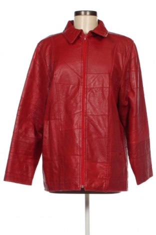 Dámská kožená bunda , Velikost L, Barva Červená, Cena  1 245,00 Kč