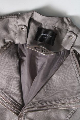 Damen Lederjacke, Größe S, Farbe Grau, Preis 27,28 €