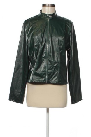 Damen Lederjacke, Größe L, Farbe Grün, Preis € 26,60