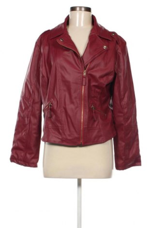 Dámská kožená bunda , Velikost XL, Barva Červená, Cena  625,00 Kč