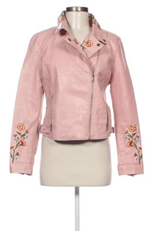 Damen Lederjacke, Größe XL, Farbe Rosa, Preis 34,10 €