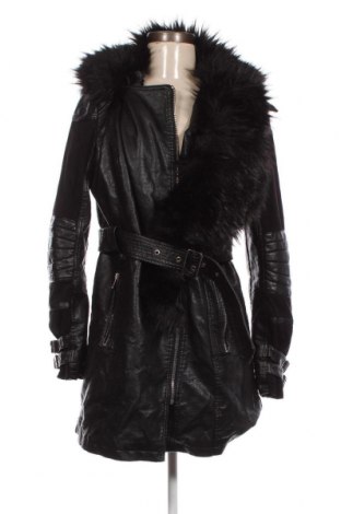 Γυναικείο δερμάτινο μπουφάν, Μέγεθος L, Χρώμα Μαύρο, Τιμή 28,79 €