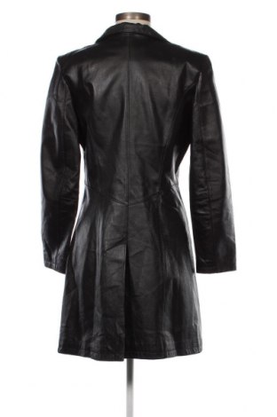 Дамско кожено яке, Размер M, Цвят Черен, Цена 72,76 лв.