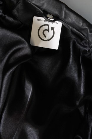 Дамско кожено яке, Размер L, Цвят Черен, Цена 46,01 лв.