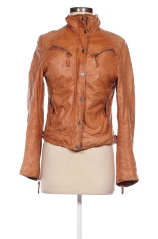 Dámska kožená bunda , Veľkosť S, Farba Hnedá, Cena  60,67 €
