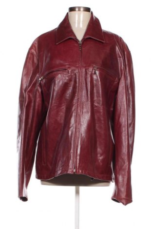 Dámská kožená bunda , Velikost XXL, Barva Červená, Cena  1 706,00 Kč
