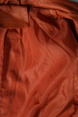 Дамско кожено яке, Размер M, Цвят Оранжев, Цена 80,65 лв.
