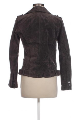 Damen Lederjacke 17 & Co., Größe M, Farbe Grau, Preis 46,91 €