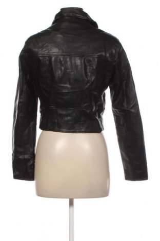 Dámska kožená bunda  Bershka, Veľkosť L, Farba Čierna, Cena  22,22 €