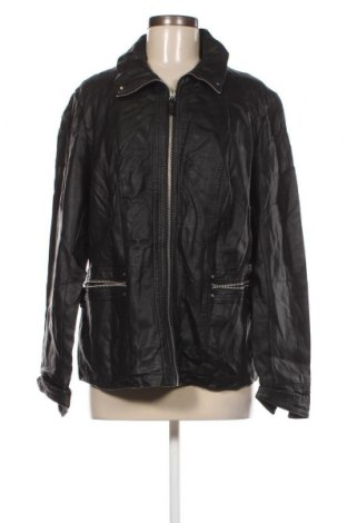 Dámska kožená bunda  C&A, Veľkosť XL, Farba Čierna, Cena  22,22 €