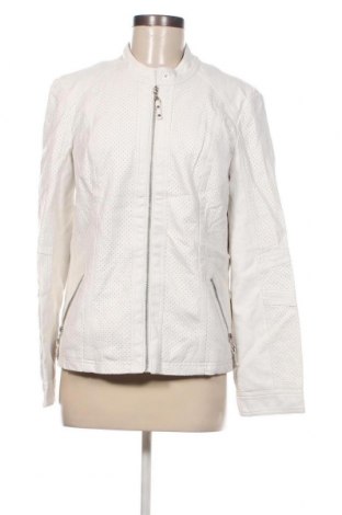 Γυναικείο δερμάτινο μπουφάν Canda, Μέγεθος L, Χρώμα Λευκό, Τιμή 30,31 €