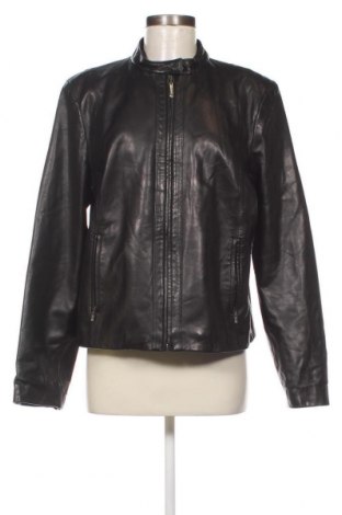 Γυναικείο δερμάτινο μπουφάν Cole Haan, Μέγεθος XL, Χρώμα Μαύρο, Τιμή 200,41 €