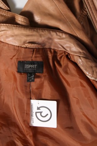 Γυναικείο δερμάτινο μπουφάν Esprit, Μέγεθος M, Χρώμα  Μπέζ, Τιμή 64,57 €