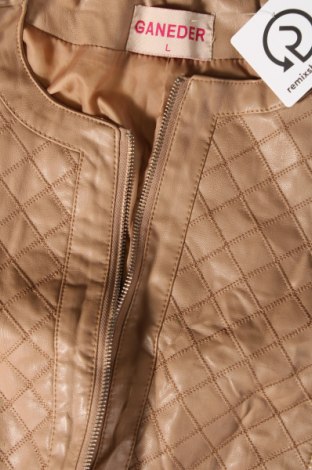 Dámska kožená bunda  Ganeder, Veľkosť L, Farba Hnedá, Cena  20,28 €