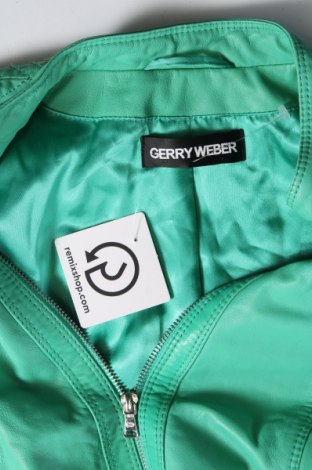 Дамско кожено яке Gerry Weber, Размер M, Цвят Зелен, Цена 75,24 лв.