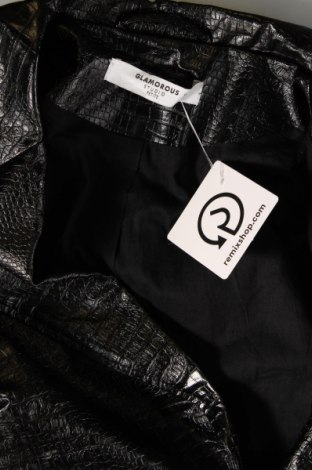 Dámska kožená bunda  Glamorous, Veľkosť M, Farba Čierna, Cena  14,80 €