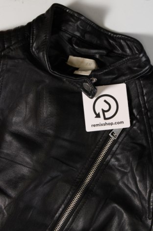 Damen Lederjacke H&M, Größe M, Farbe Schwarz, Preis 27,28 €