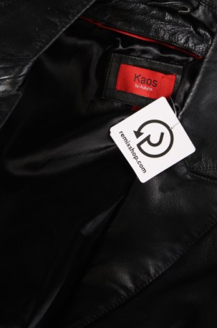 Γυναικείο δερμάτινο μπουφάν Kaos, Μέγεθος XL, Χρώμα Μαύρο, Τιμή 38,03 €