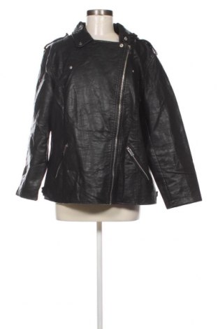 Dámska kožená bunda  Kiabi, Veľkosť XL, Farba Čierna, Cena  22,22 €