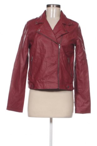 Damen Lederjacke Kiabi, Größe M, Farbe Rot, Preis 26,60 €