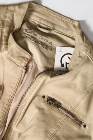 Dámska kožená bunda  Lisa Tossa, Veľkosť L, Farba Béžová, Cena  25,52 €