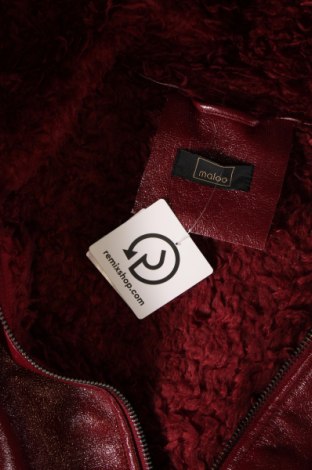 Γυναικείο δερμάτινο μπουφάν Maloo, Μέγεθος 3XL, Χρώμα Κόκκινο, Τιμή 27,84 €