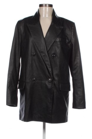 Dámska kožená bunda  Mango, Veľkosť L, Farba Čierna, Cena  39,92 €