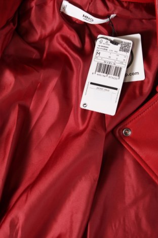 Dámska kožená bunda  Mango, Veľkosť M, Farba Červená, Cena  33,60 €
