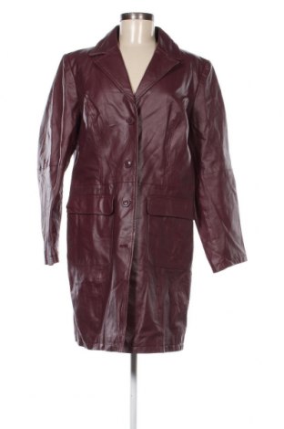 Дамско кожено яке Mia Linea, Размер XL, Цвят Червен, Цена 78,11 лв.