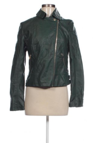 Dámska kožená bunda  Miss Selfridge, Veľkosť M, Farba Zelená, Cena  21,23 €