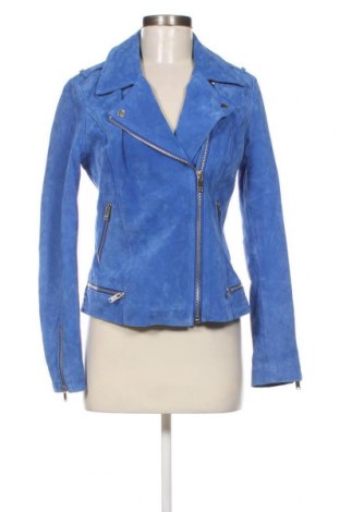 Dámska kožená bunda  ONLY, Veľkosť M, Farba Modrá, Cena  40,37 €
