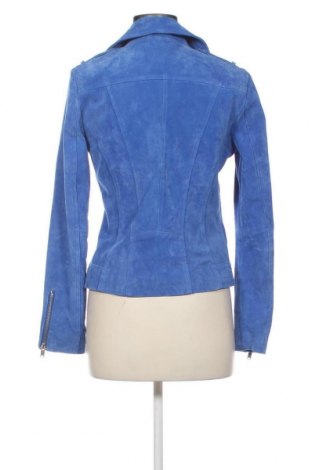 Γυναικείο δερμάτινο μπουφάν ONLY, Μέγεθος M, Χρώμα Μπλέ, Τιμή 55,05 €