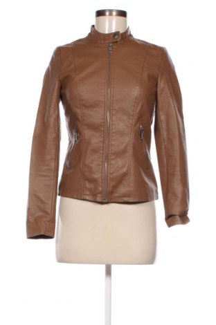 Dámska kožená bunda  ONLY, Veľkosť XS, Farba Hnedá, Cena  18,60 €