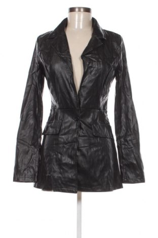 Dámska kožená bunda  Pretty Little Thing, Veľkosť S, Farba Čierna, Cena  20,28 €
