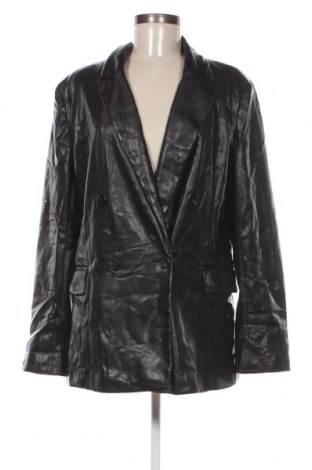 Γυναικείο δερμάτινο μπουφάν Primark, Μέγεθος L, Χρώμα Μαύρο, Τιμή 23,64 €