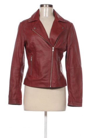 Dámska kožená bunda  Promod, Veľkosť M, Farba Červená, Cena  63,24 €