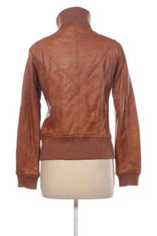 Dámska kožená bunda  Pull&Bear, Veľkosť S, Farba Hnedá, Cena  41,26 €