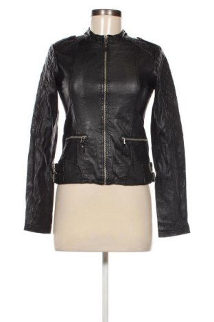 Dámska kožená bunda  Pull&Bear, Veľkosť S, Farba Čierna, Cena  21,67 €