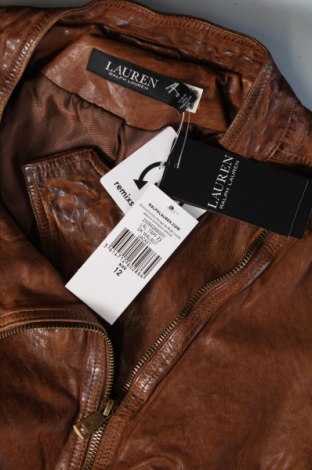 Dámská kožená bunda  Ralph Lauren, Velikost L, Barva Hnědá, Cena  19 130,00 Kč