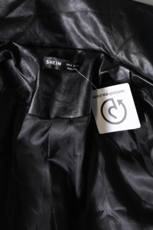 Dámska kožená bunda  SHEIN, Veľkosť M, Farba Čierna, Cena  20,28 €