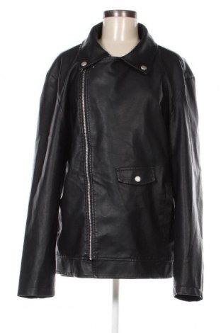 Dámska kožená bunda  SHEIN, Veľkosť XXL, Farba Čierna, Cena  27,78 €