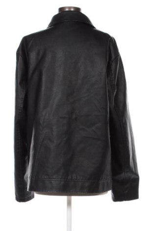 Γυναικείο δερμάτινο μπουφάν SHEIN, Μέγεθος XXL, Χρώμα Μαύρο, Τιμή 30,31 €