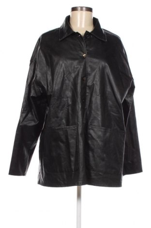 Dámska kožená bunda  SHEIN, Veľkosť M, Farba Čierna, Cena  22,22 €