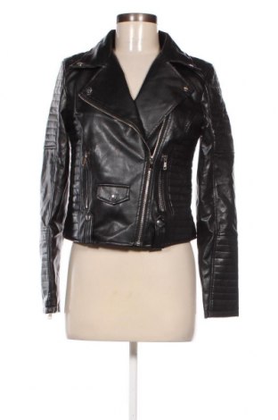 Dámská kožená bunda  SHEIN, Velikost XS, Barva Černá, Cena  781,00 Kč