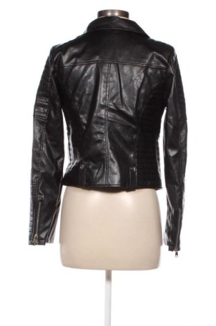 Γυναικείο δερμάτινο μπουφάν SHEIN, Μέγεθος XS, Χρώμα Μαύρο, Τιμή 22,73 €