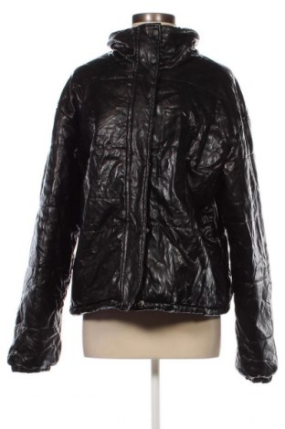Γυναικείο δερμάτινο μπουφάν SHEIN, Μέγεθος XXL, Χρώμα Μαύρο, Τιμή 22,13 €