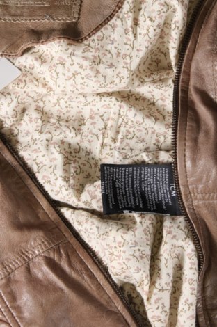 Γυναικείο δερμάτινο μπουφάν TCM, Μέγεθος L, Χρώμα  Μπέζ, Τιμή 38,39 €