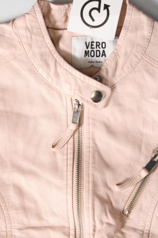 Dámska kožená bunda  Vero Moda, Veľkosť S, Farba Ružová, Cena  18,14 €