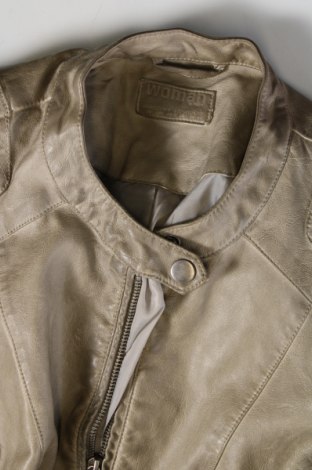 Dámska kožená bunda  Woman By Tchibo, Veľkosť M, Farba Béžová, Cena  22,22 €